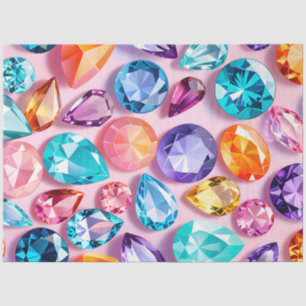 Colourful Jewel Art Tissue Paper