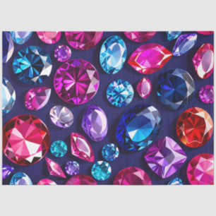 Colourful Jewel Art Tissue Paper
