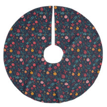 Colourful Jewel Toned Ornament and Poinsettia