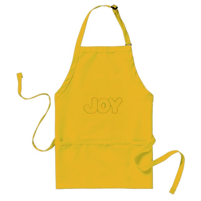 Colourful Joy, Outline Art - word aprons (Front)