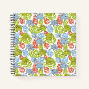 Colourful Jungle Elephants Notebook