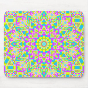 Colourful Kaleidoscope 02 Mouse Pad