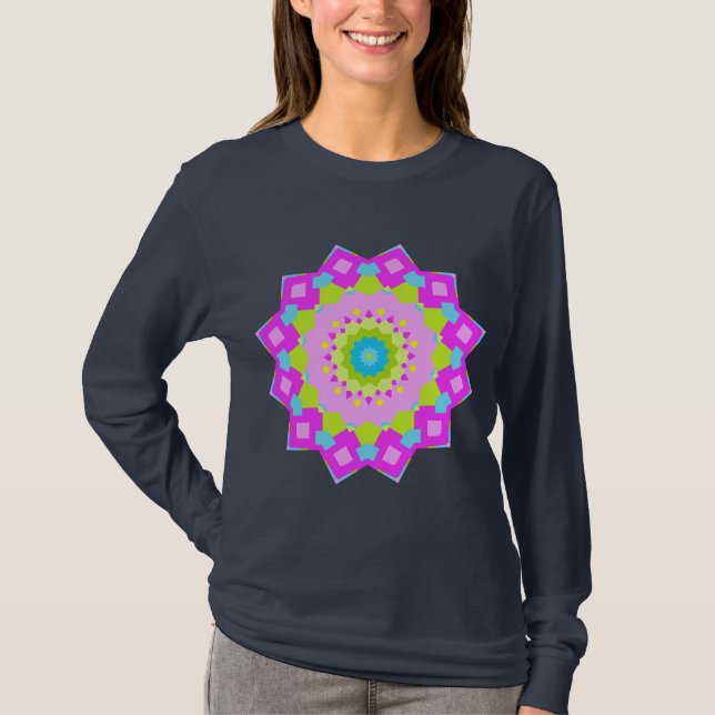Colourful Kaleidoscope 03 T-Shirt (Front)