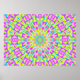 Colourful Kaleidoscope 05 Poster