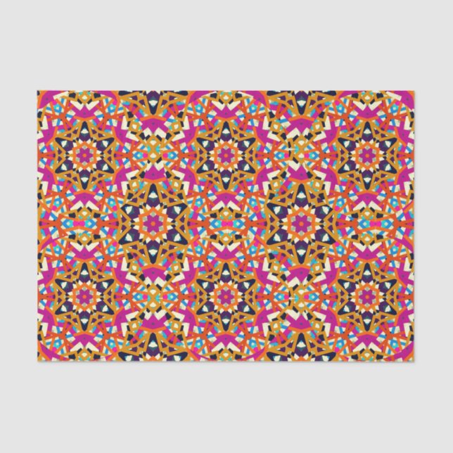 Colourful Kaleidoscope All-Occasion Tissue Paper (Front)