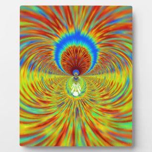 Colourful Kaleidoscope Art Print Plaque