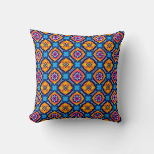 Colourful Kaleidoscope Pattern Cushion