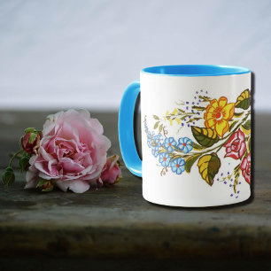 colourful Kalocsai flowers Mug