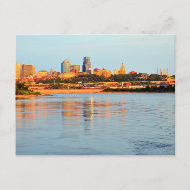Colourful Kaw Point in Kansas City, Missouri Postcard (Front)