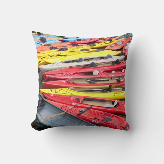 colourful Kayaks Cushion (Front)