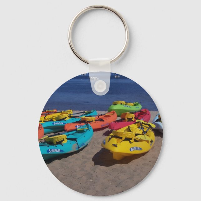 Colourful Kayaks Key Ring (Front)