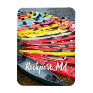 colourful Kayaks, Rockport MA Magnet