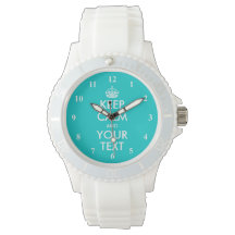 Colourful Keep Calm watches | Customised colours
