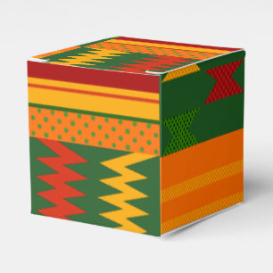 Colourful Kente Favour Box