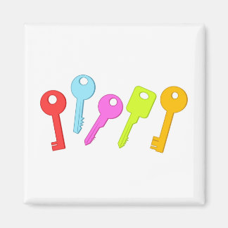 Colourful Keys Magnet
