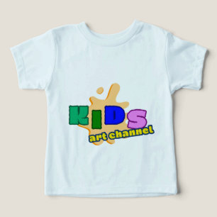 Colourful Kids Art Channel Toddler T-Shirt   Cute 