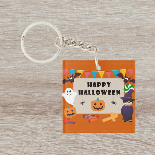 Colourful Kids Costume Halloween Party Key Ring