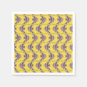 Colourful kids fish pattern napkin