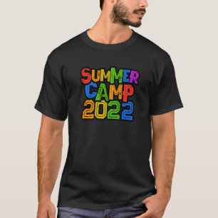 Colourful Kids Summer Camp 2022 Host Summer Counse T-Shirt