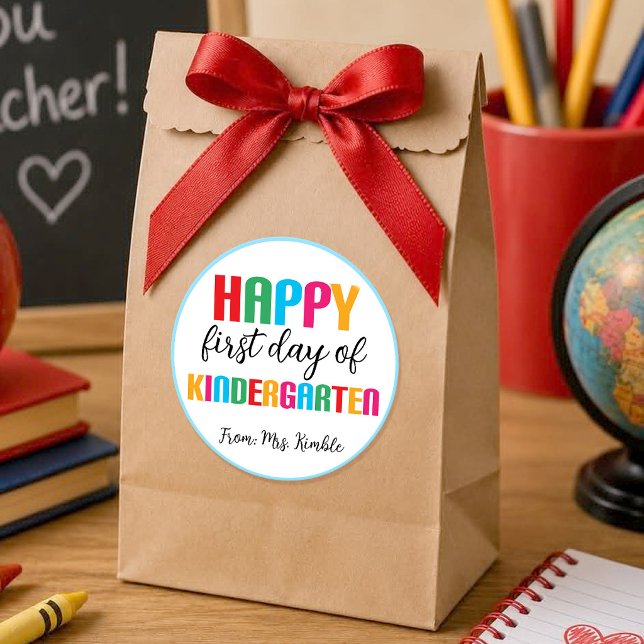 Colourful Kindergarten School Sticker (Creator Uploaded)
