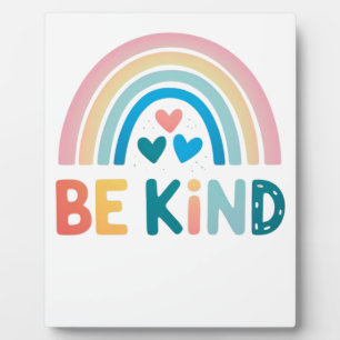 Colourful Kindness Rainbow Plaque