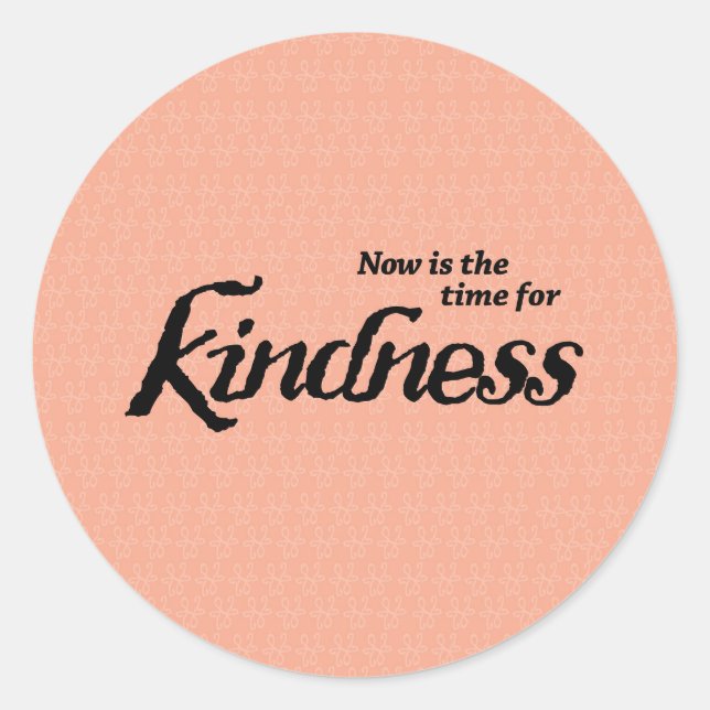 Colourful kindness sticker  (Front)