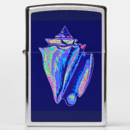 Colourful King Conch Shell Zippo Lighter