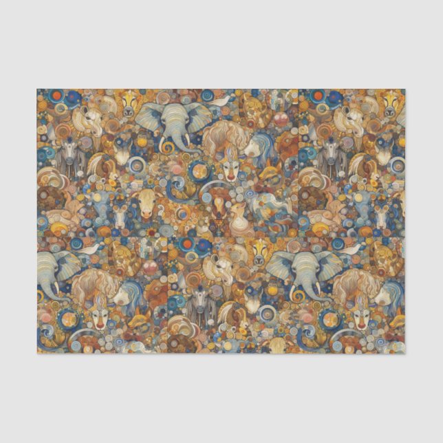 "Colourful Kingdom" Tissue Paper (Front)