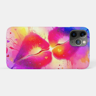 Colourful Kiss Splash Design Case-Mate iPhone Case