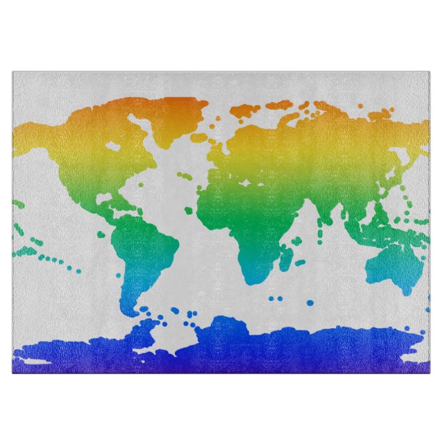 Colourful Kitchen Cutting Board (Front)