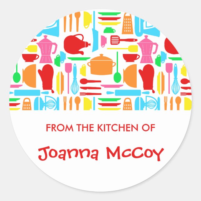 Colourful Kitchen From the Kitchen of Stickers (Front)