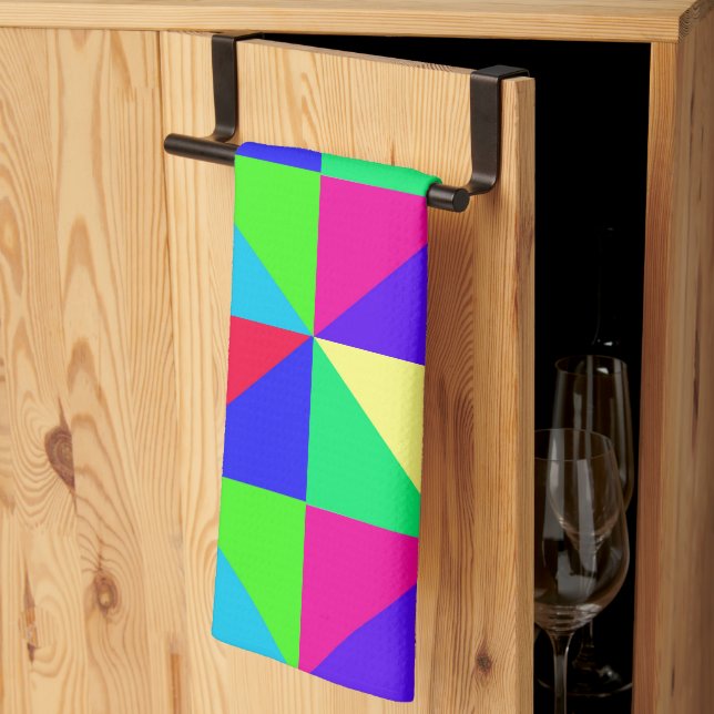 Colourful Kitchen Towel  (Thirds Fold)