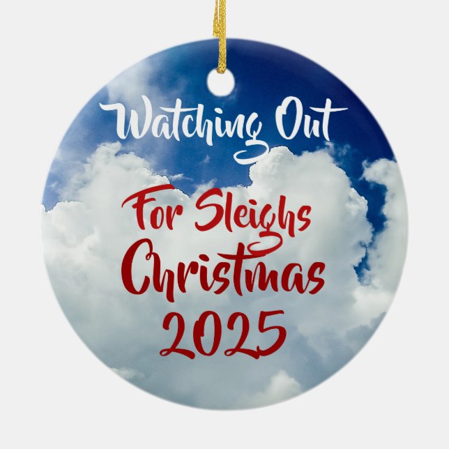 Colourful Kite in the Sky Ornament (Back)
