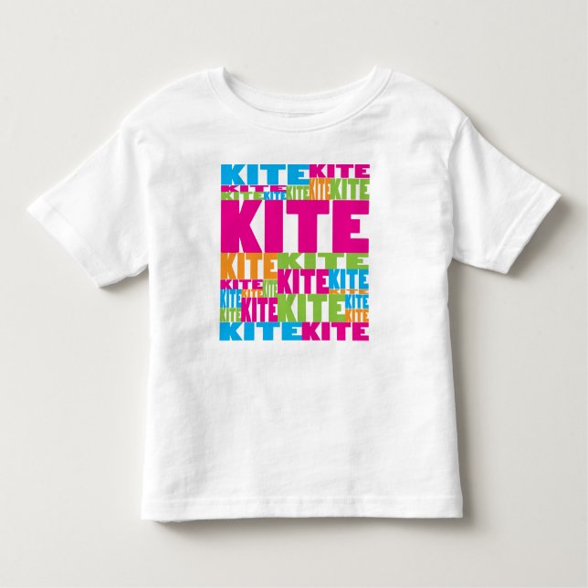 Colourful Kite Toddler T-Shirt (Front)
