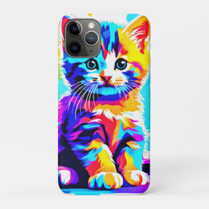 Colourful Kitty Splash Case-Mate iPhone Case