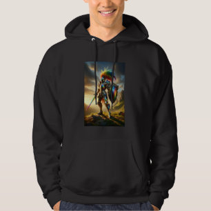 Colourful Knight Fantasy Armour Warrior - Legendar Hoodie