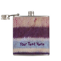 colourful knitted stripes vintage style fun design
