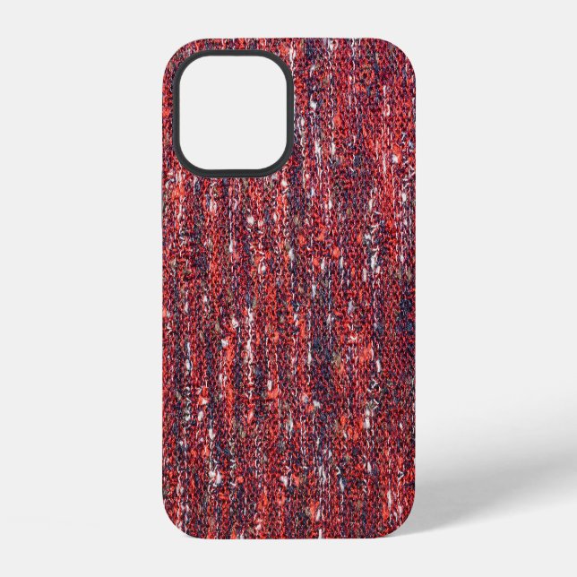 Colourful Knitted Texture: Cosy Background iPhone Case (Back)