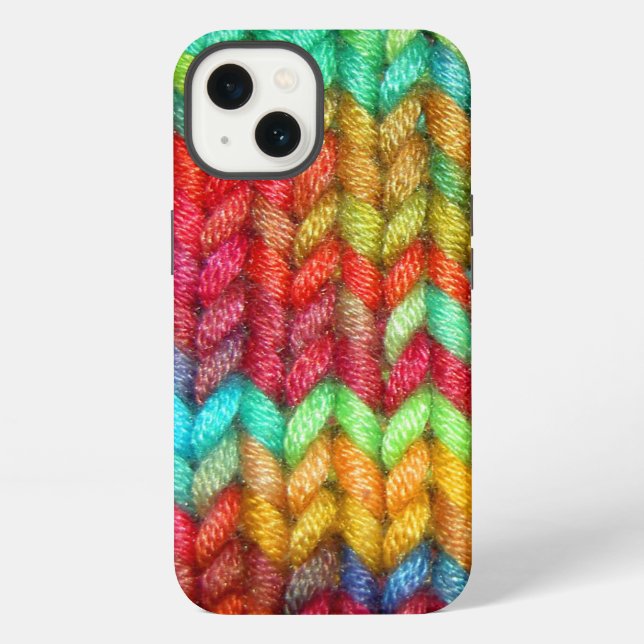 Colourful Knitters Yarn iPhone Case (Back)