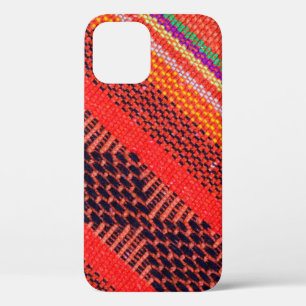 Colourful knitwear with multi colour of the rope a iPhone 12 case
