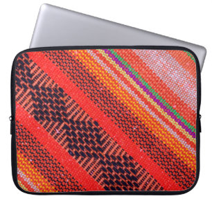 Colourful knitwear with multi colour of the rope a laptop sleeve