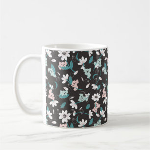 Colourful Koala Pattern Cute Animal and Floral Coffee Mug