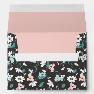 Colourful Koala Pattern Cute Animal and Floral Envelope