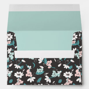 Colourful Koala Pattern Cute Animal and Floral Envelope