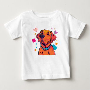 Colourful Labrador Dog Art Baby T-Shirt