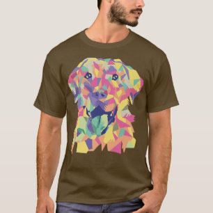 Colourful Labrador Dog Owner Puppy Pet Dog Lover P T-Shirt