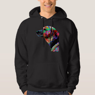 Colourful Labrador Work Hoodie