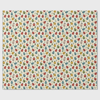 Colourful Ladybug Wrapping Paper – Cute Multicolor