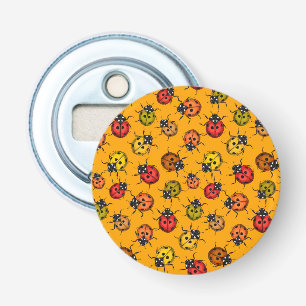 Colourful ladybugs bottle opener