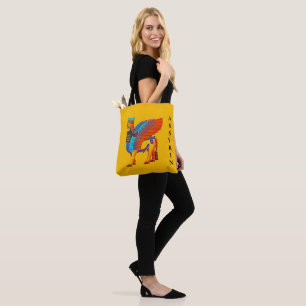 Colourful Lamassu Tote